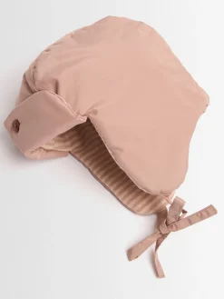 Cappello in poly imbottito con lacci