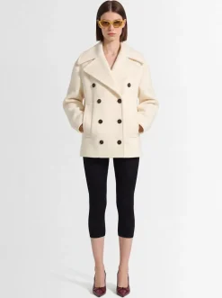 Cappotto corto Le Caban Ovalo in lana