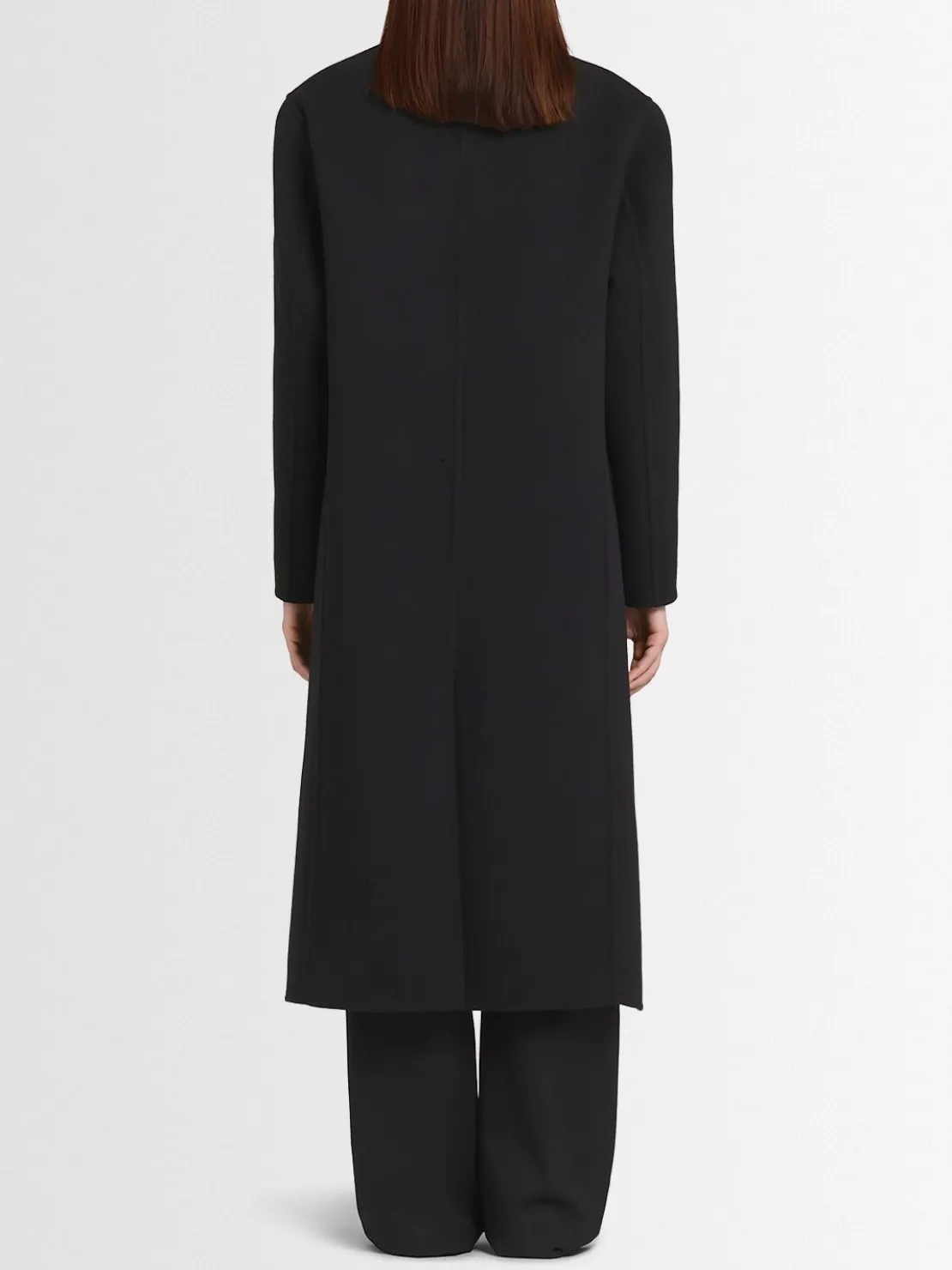 Cappotto doppiopetto Bianca in misto lana