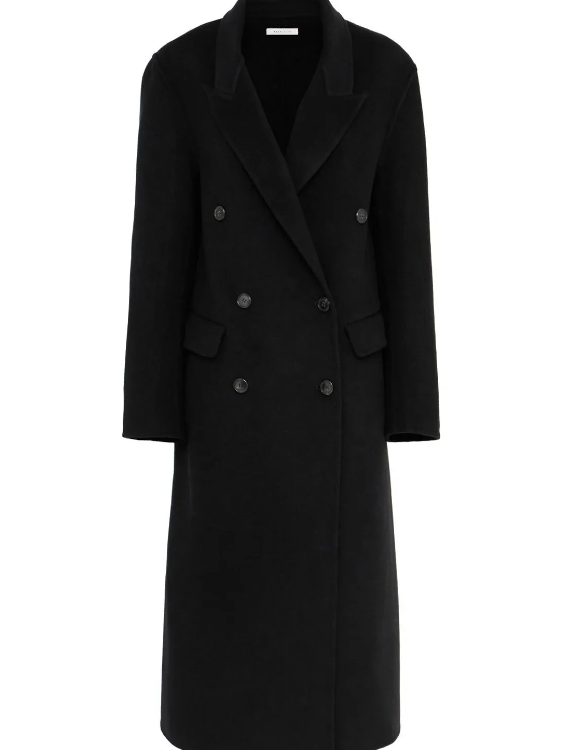 Cappotto doppiopetto Bianca in misto lana