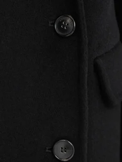Cappotto doppiopetto Bianca in misto lana