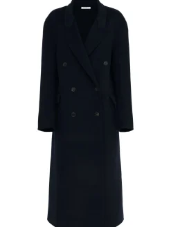 Cappotto doppiopetto Bianca in misto lana