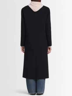 Cappotto doppiopetto Bianca in misto lana