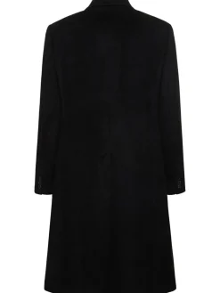Cappotto doppiopetto in misto mohair