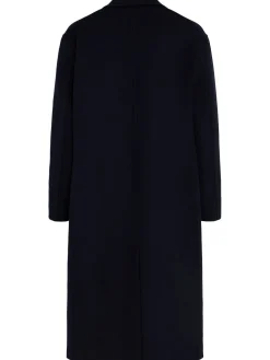 Cappotto doppiopetto in misto lana