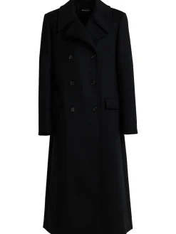 Cappotto doppiopetto lungo Miles in misto lana