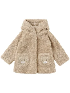 Cappotto in teddy di poliestere