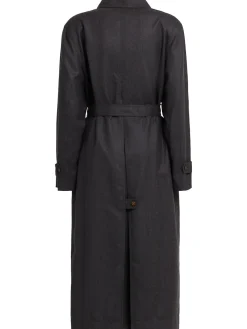 Cappotto lungo Basoto in lana / cintura