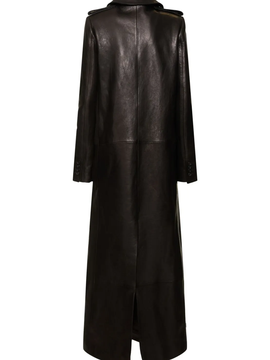 Cappotto lungo Mallory in pelle