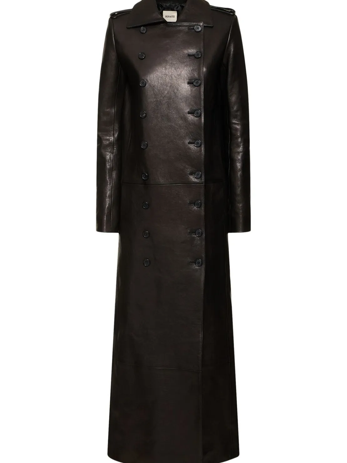 Cappotto lungo Mallory in pelle