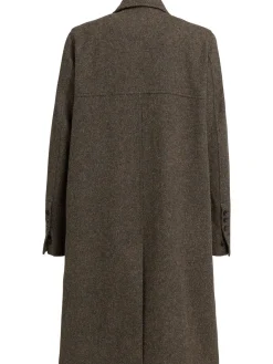 Cappotto lungo Officer in lana