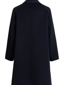Cappotto monopetto in misto lana