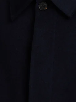 Cappotto monopetto in misto lana