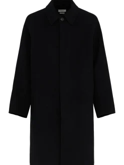Cappotto monopetto in misto lana