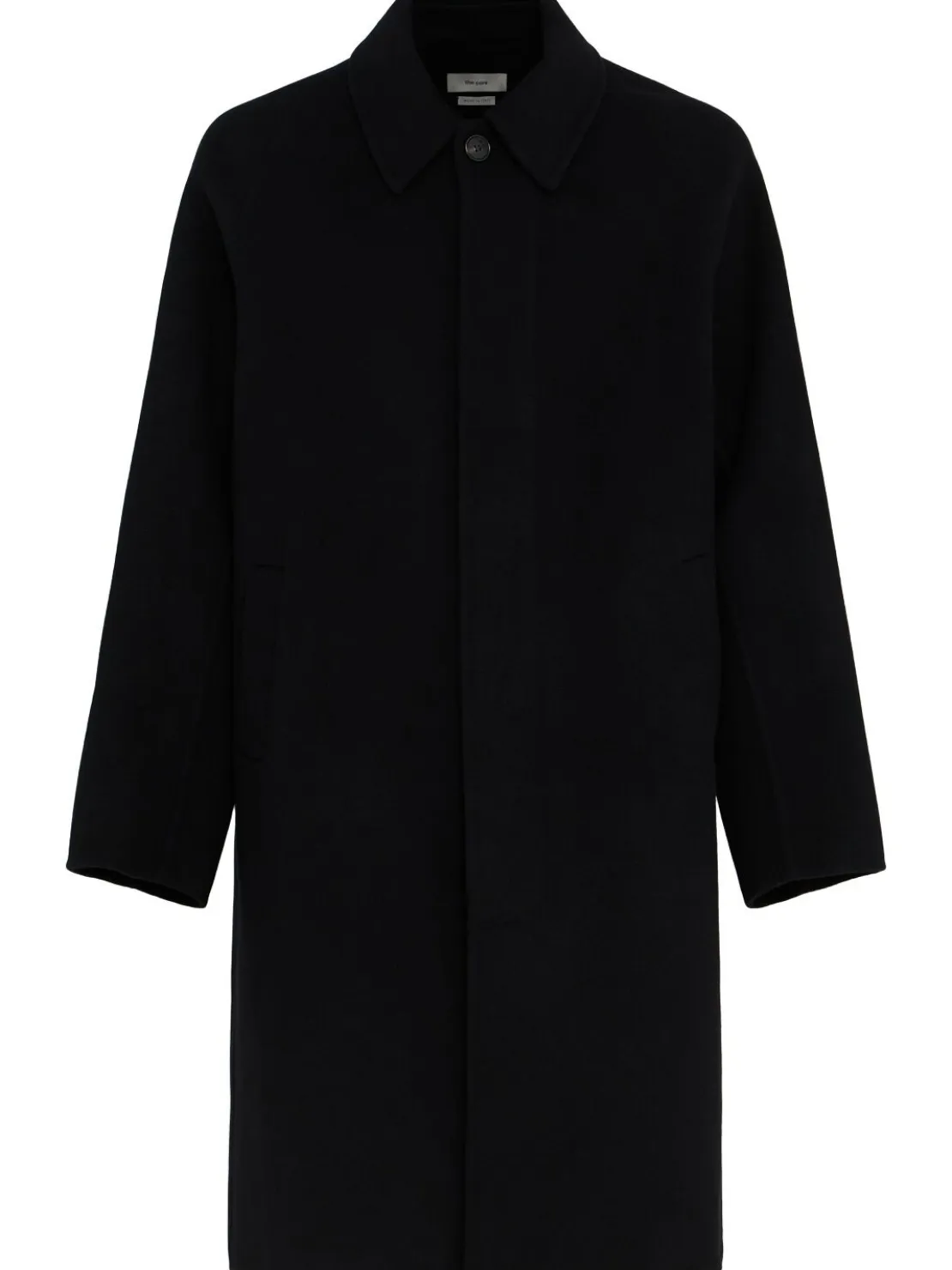 Cappotto monopetto in misto lana