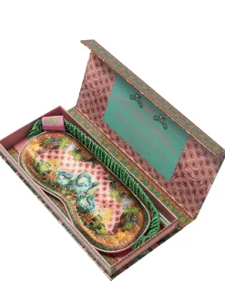 Capricorn printed silk sleep mask
