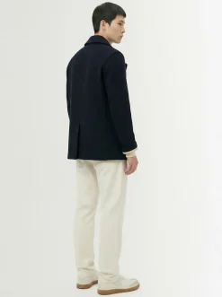 Cardigan in feltro di lana