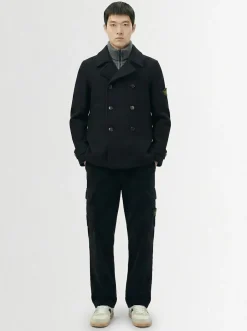 Cardigan in feltro di lana