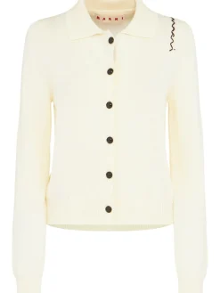 Cardigan in maglia con bottoni