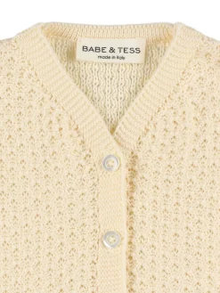 Cardigan in maglia di cotone