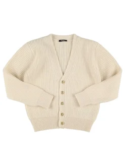 Cardigan in maglia di lana e cashmere