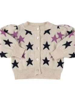 Cardigan in maglia di misto cotone