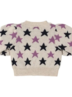 Cardigan in maglia di misto cotone
