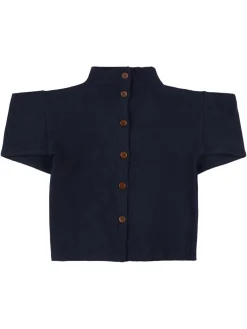 Cardigan in maglia di misto cotone