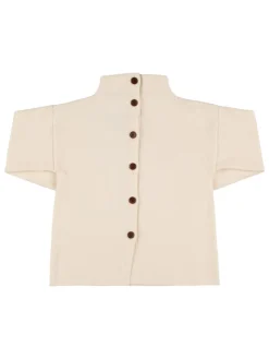 Cardigan in maglia di misto cotone