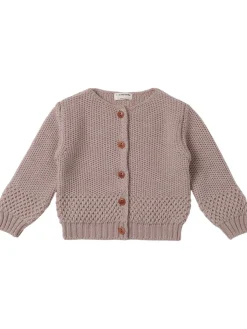 Cardigan in maglia di misto lana