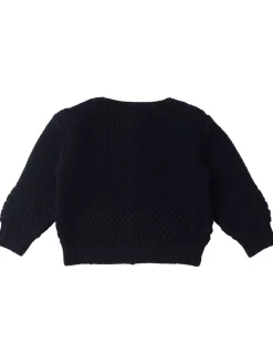 Cardigan in maglia di misto lana