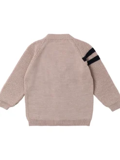 Cardigan in maglia di misto lana
