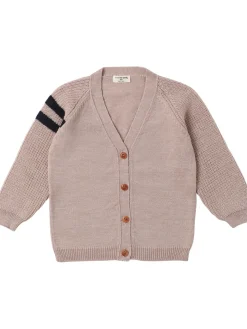 Cardigan in maglia di misto lana
