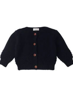 Cardigan in maglia di misto lana