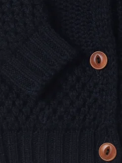 Cardigan in maglia di misto lana