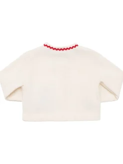 Cardigan in maglia di misto lana