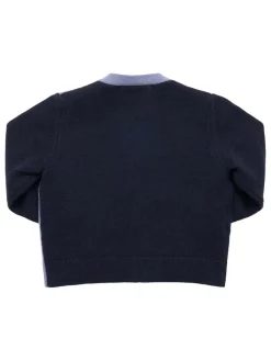 Cardigan in maglia di misto lana