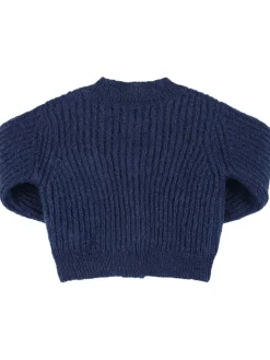 Cardigan in maglia di misto mohair