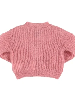 Cardigan in maglia di misto mohair
