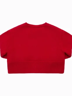 Cardigan in maglia di misto poly