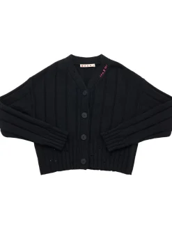 Cardigan in maglia di misto viscosa