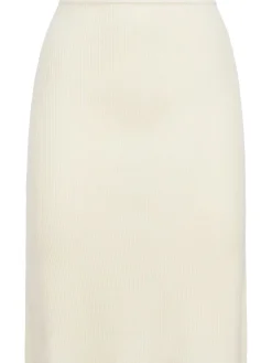 Cashmere knit pencil skirt