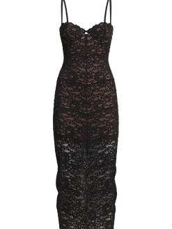 Charlotte lace midi dress