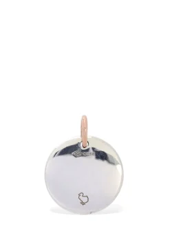 Charm Aquarius in oro rosa 9kt e argento
