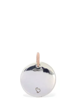 Charm Cancer in oro rosa 9kt e argento