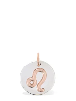 Charm Leo in oro rosa 9kt e argento