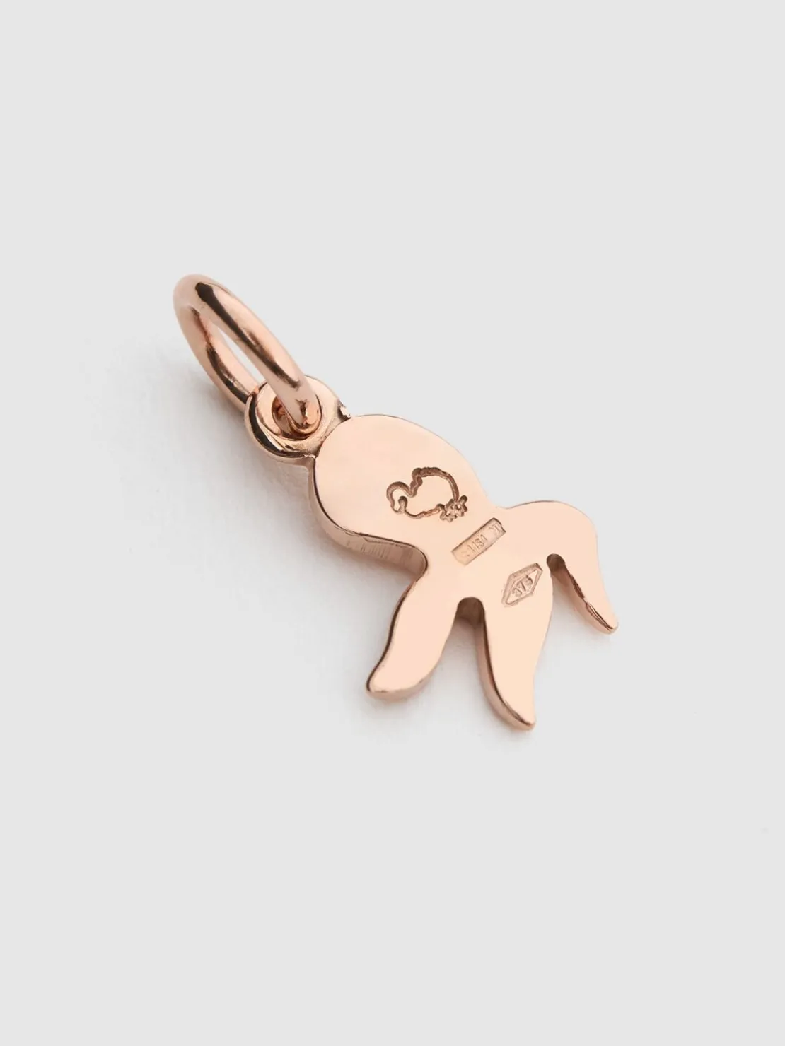 Charm octopus in oro rosa 9kt