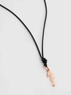 Charm Seahorse in oro rosa 9kt