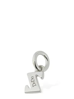 Charm Z in oro bianco 18kt con diamanti