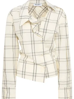 Checked cotton shirt